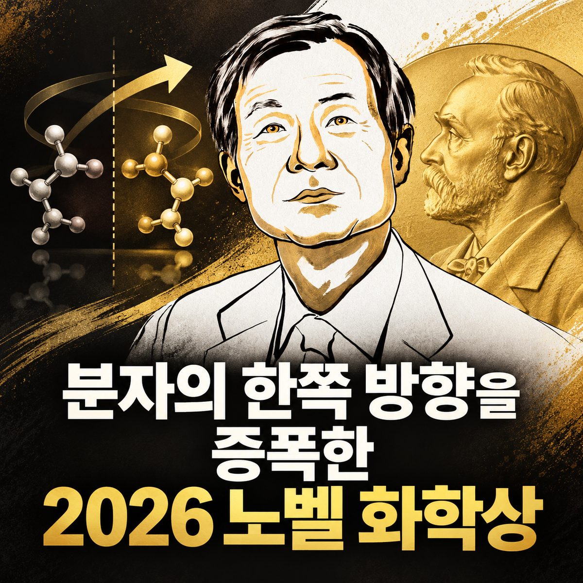 분자의 한쪽 방향을 증폭한 2026 노벨 화학상