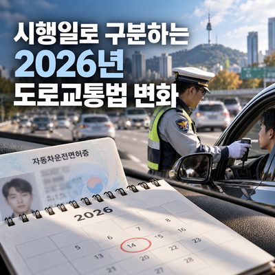 2026年の道路交通法改正の施行日別の見分け方