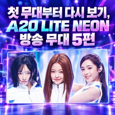 初ステージからもう一度、A2O LITE NEON 放送ステージ5本