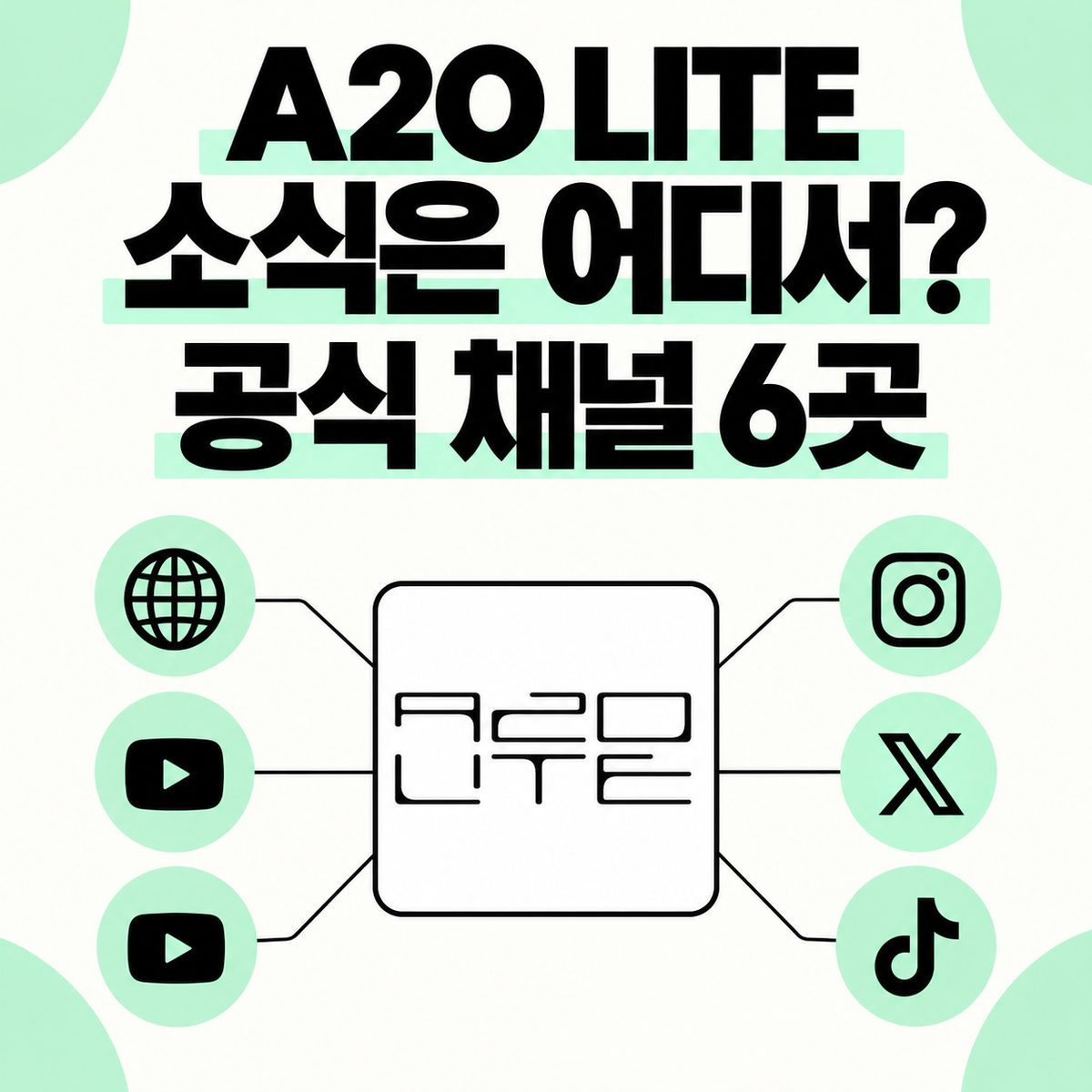 A2O LITEの最新情報はどこで? 公式チャンネル6つ