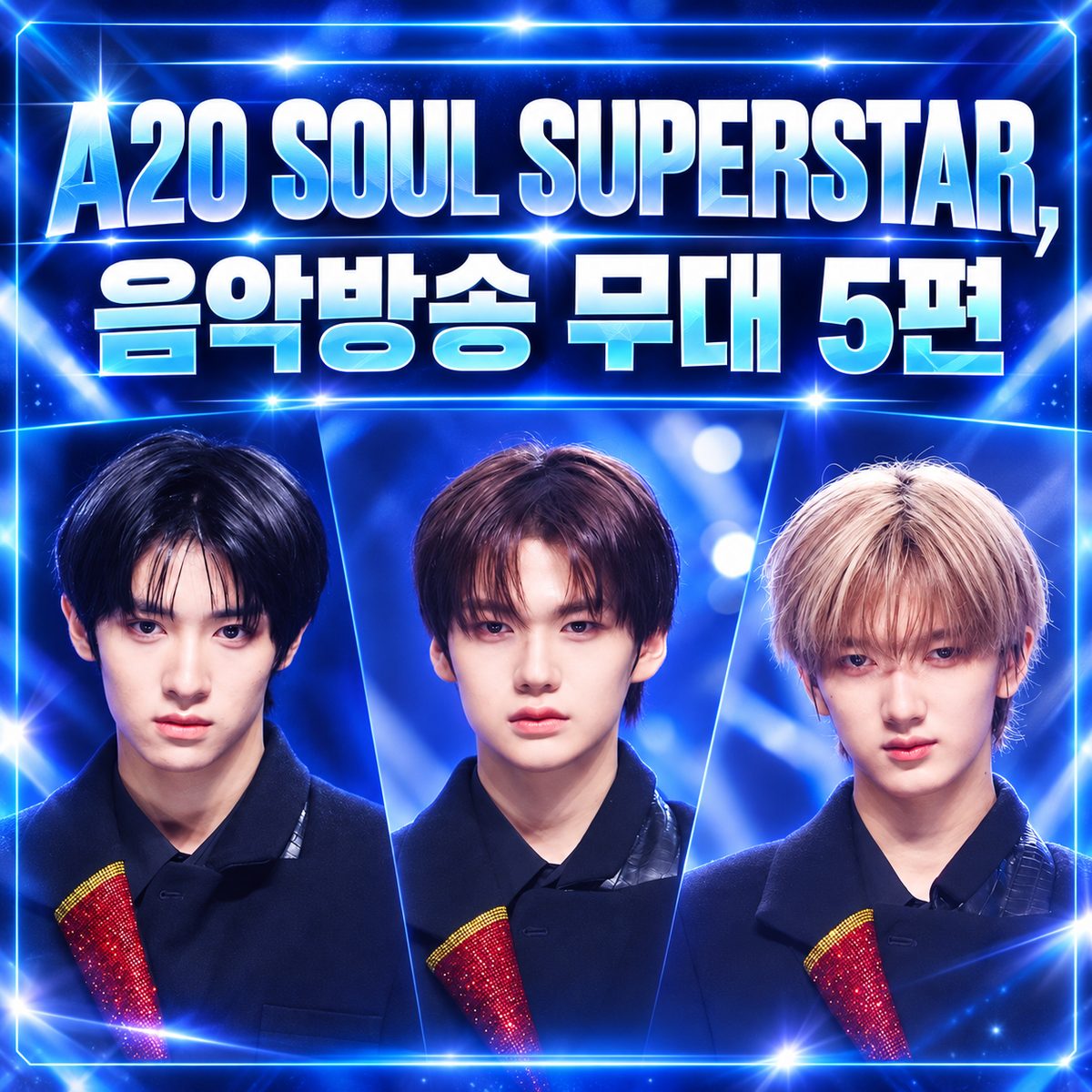 A2O SOUL SUPERSTAR、音楽番組ステージ5本
