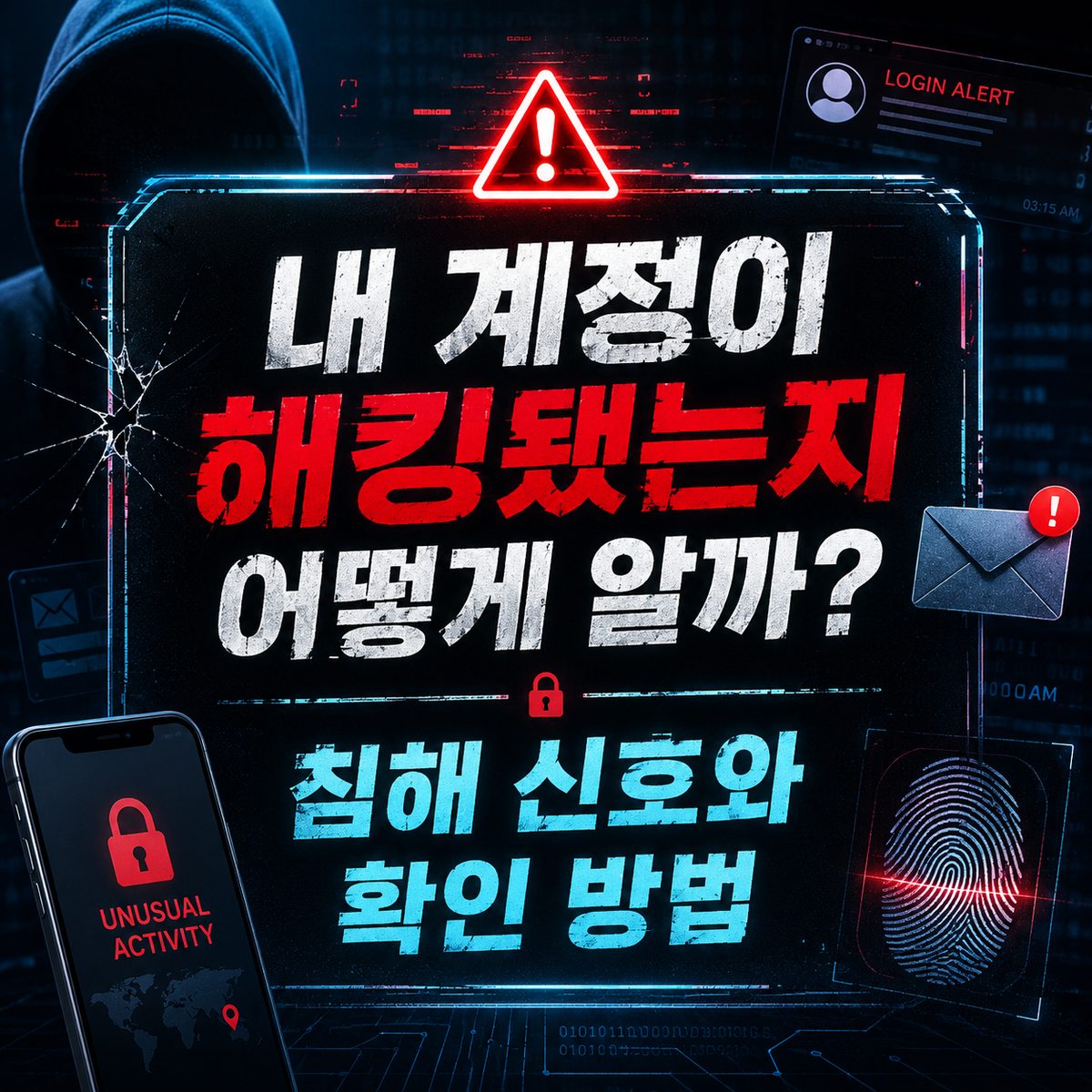 내 계정이 해킹됐는지 어떻게 알까? 침해 신호와 확인 방법