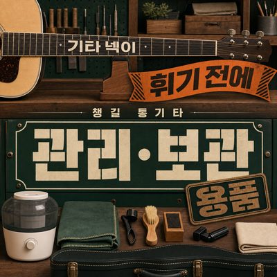 기타 넥이 휘기 전에 챙길 통기타 관리·보관용품
