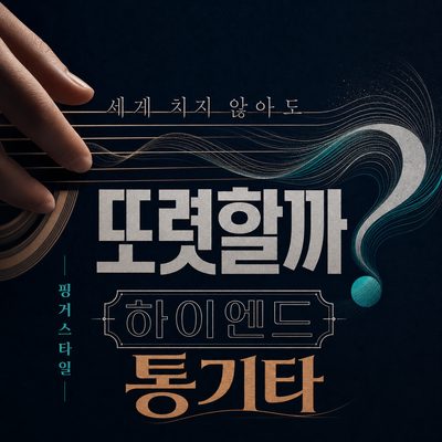 세게 치지 않아도 또렷할까? 핑거스타일 하이엔드 통기타