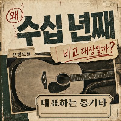 왜 수십 년째 비교 대상일까? 브랜드를 대표하는 통기타