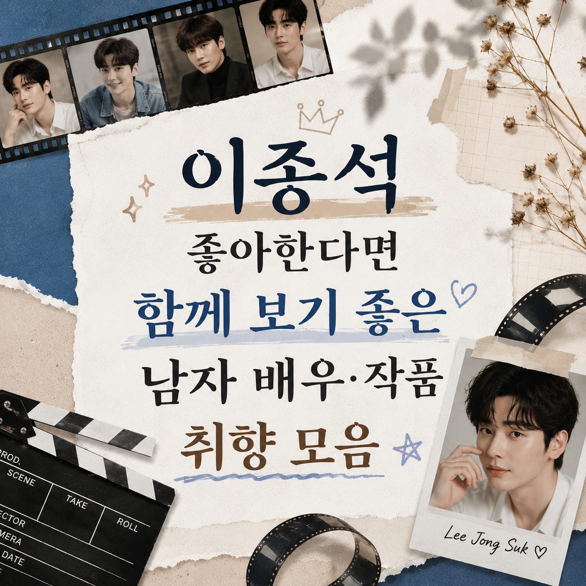 이종석 좋아한다면 함께 보기 좋은 남자 배우·작품 취향 모음