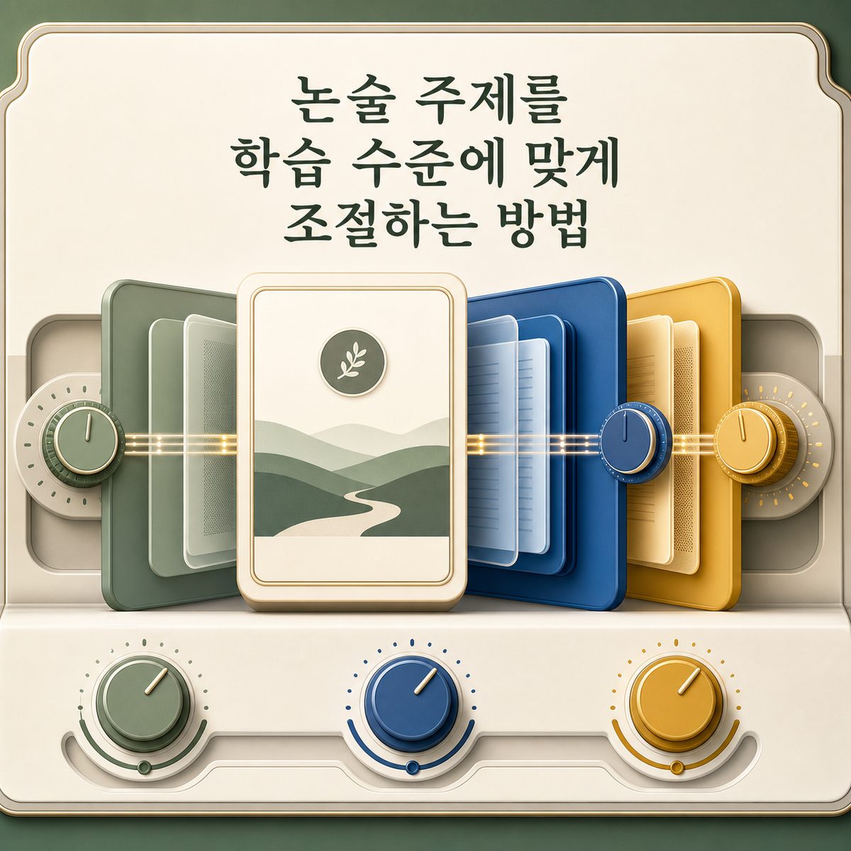 논술 주제를 학습 수준에 맞게 조절하는 방법