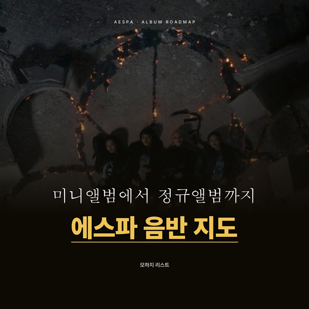 미니앨범에서 정규앨범까지 이어 듣는 에스파 음반 지도