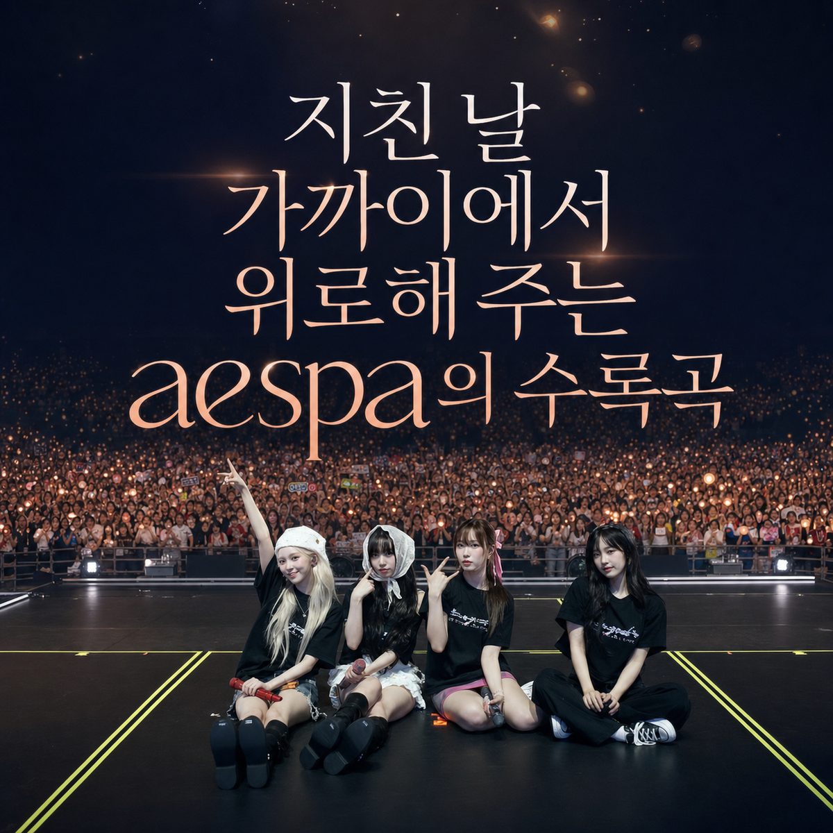 지친 날 가까이에서 위로해 주는 aespa의 수록곡