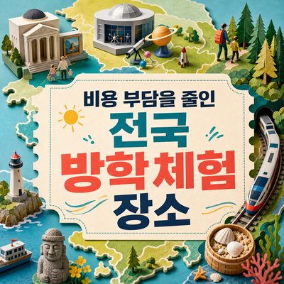 비용 부담을 줄인 전국 방학 체험 장소