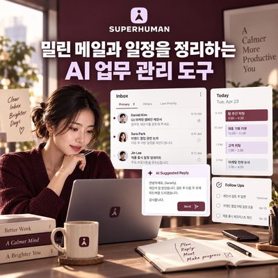 밀린 메일과 일정을 정리하는 AI 업무 관리 도구