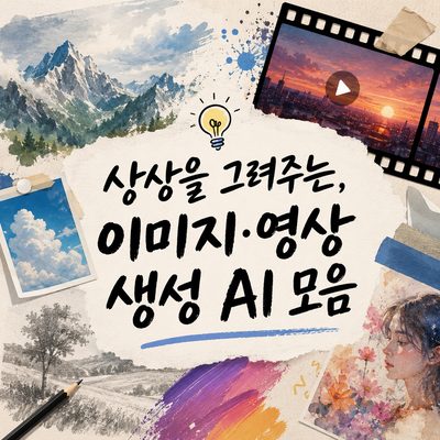 상상을 그려주는, 이미지·영상 생성 AI 모음