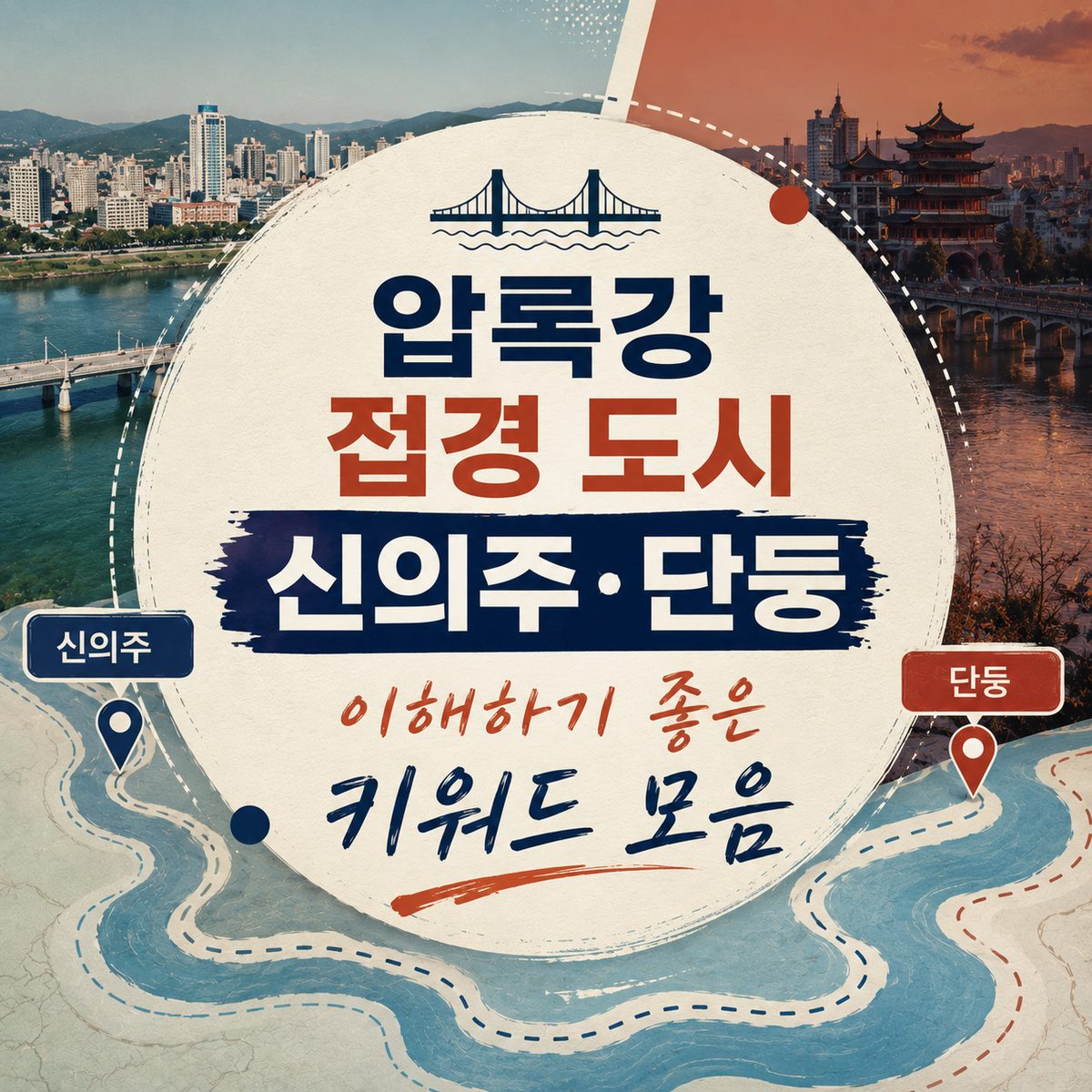 압록강 접경 도시 신의주·단둥 이해하기 좋은 키워드 모음