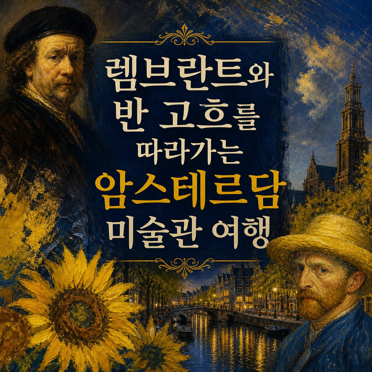 렘브란트와 반 고흐를 따라가는 암스테르담 미술관 여행