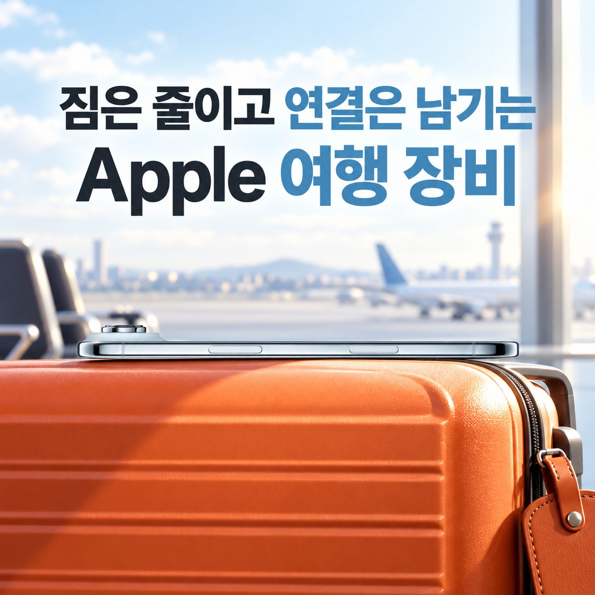 짐은 줄이고 연결은 남기는 Apple 여행 장비