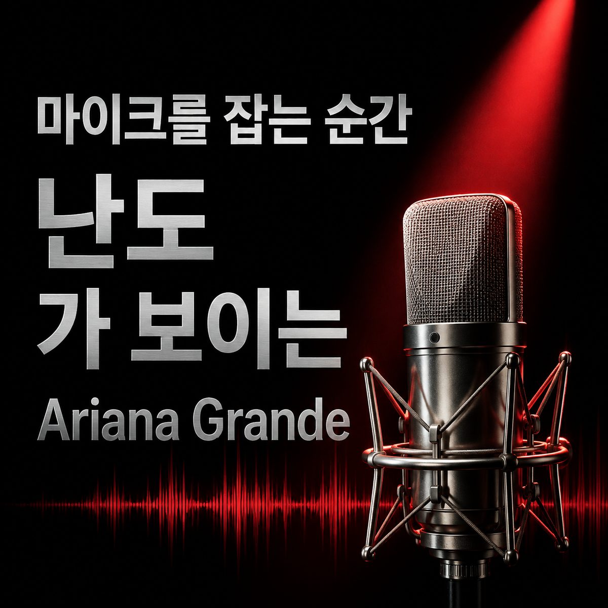 마이크를 잡는 순간 난도가 보이는 Ariana Grande