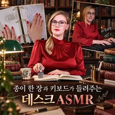 종이 한 장과 키보드가 들려주는 데스크 ASMR