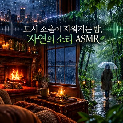 도시 소음이 지워지는 밤, 자연의 소리 ASMR