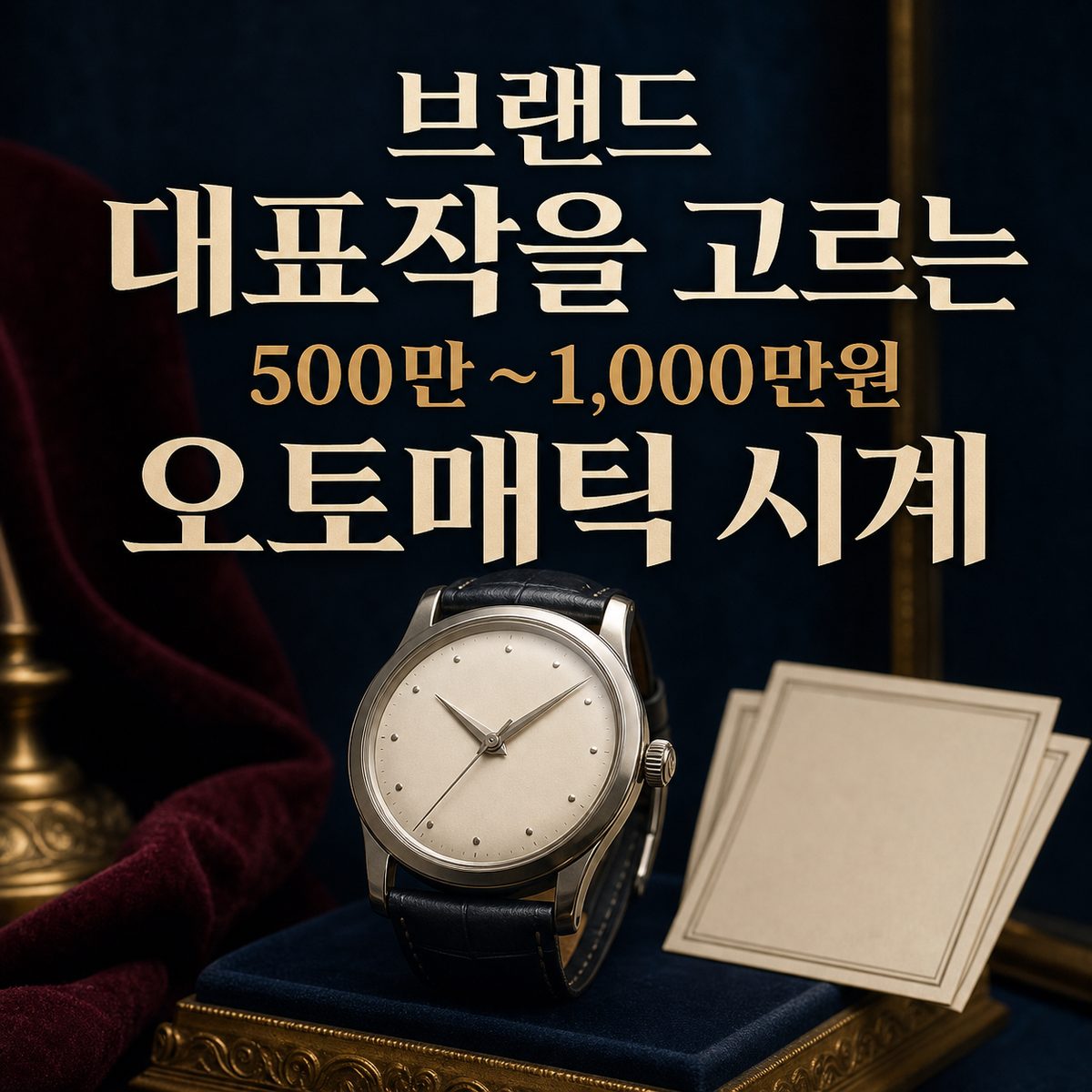 브랜드 대표작을 고르는 500만~1,000만원 오토매틱 시계