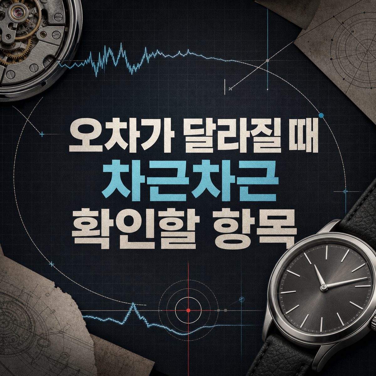 오차가 달라질 때 차근차근 확인할 항목