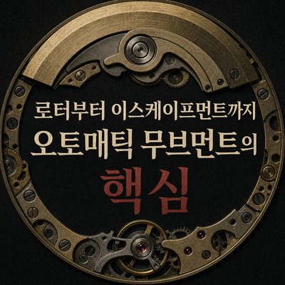 로터부터 이스케이프먼트까지 오토매틱 무브먼트의 핵심