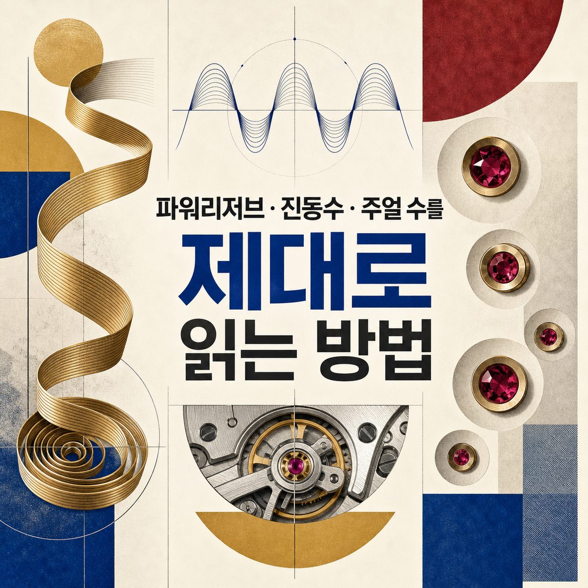 파워리저브·진동수·주얼 수를 제대로 읽는 방법