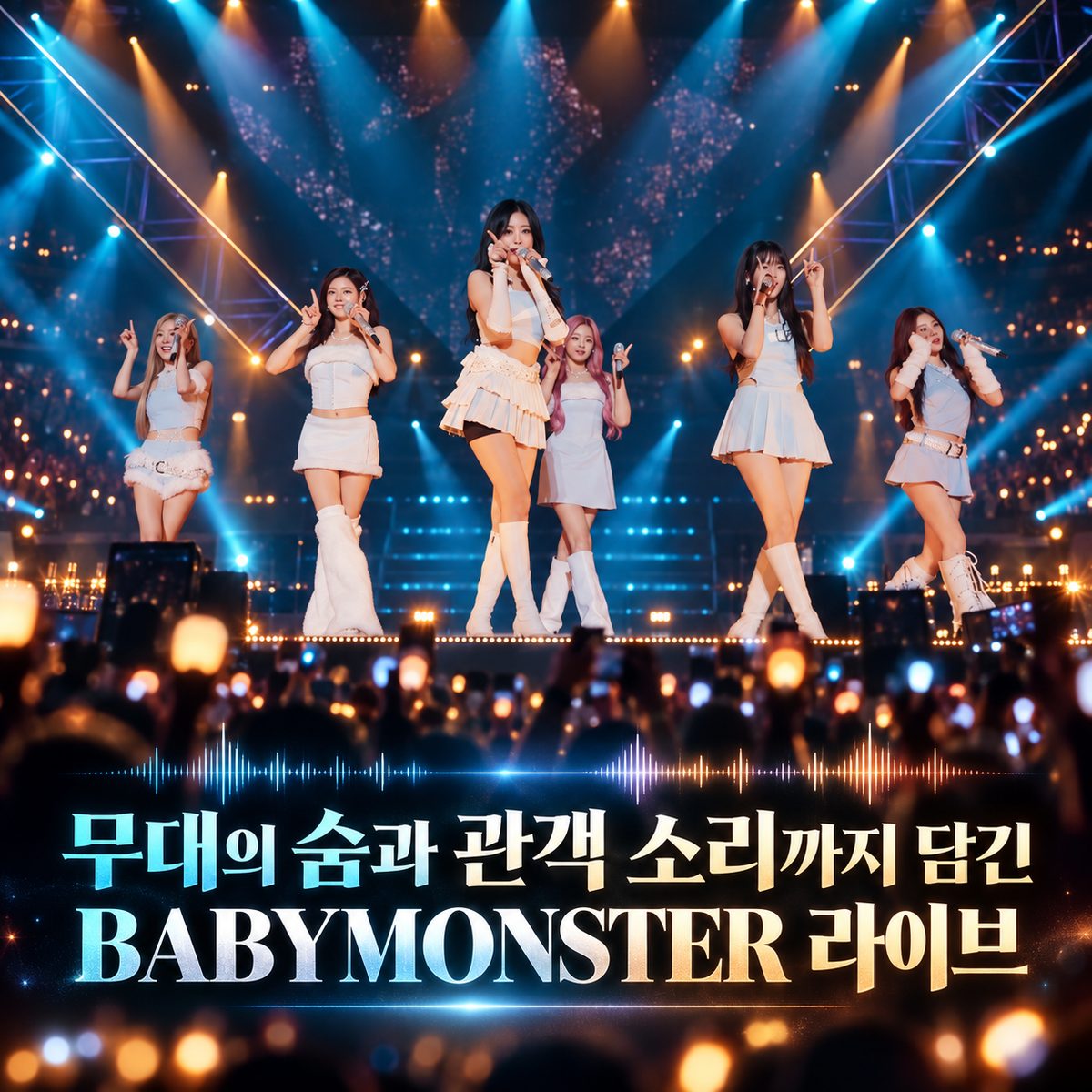 무대의 숨과 관객 소리까지 담긴 BABYMONSTER 라이브