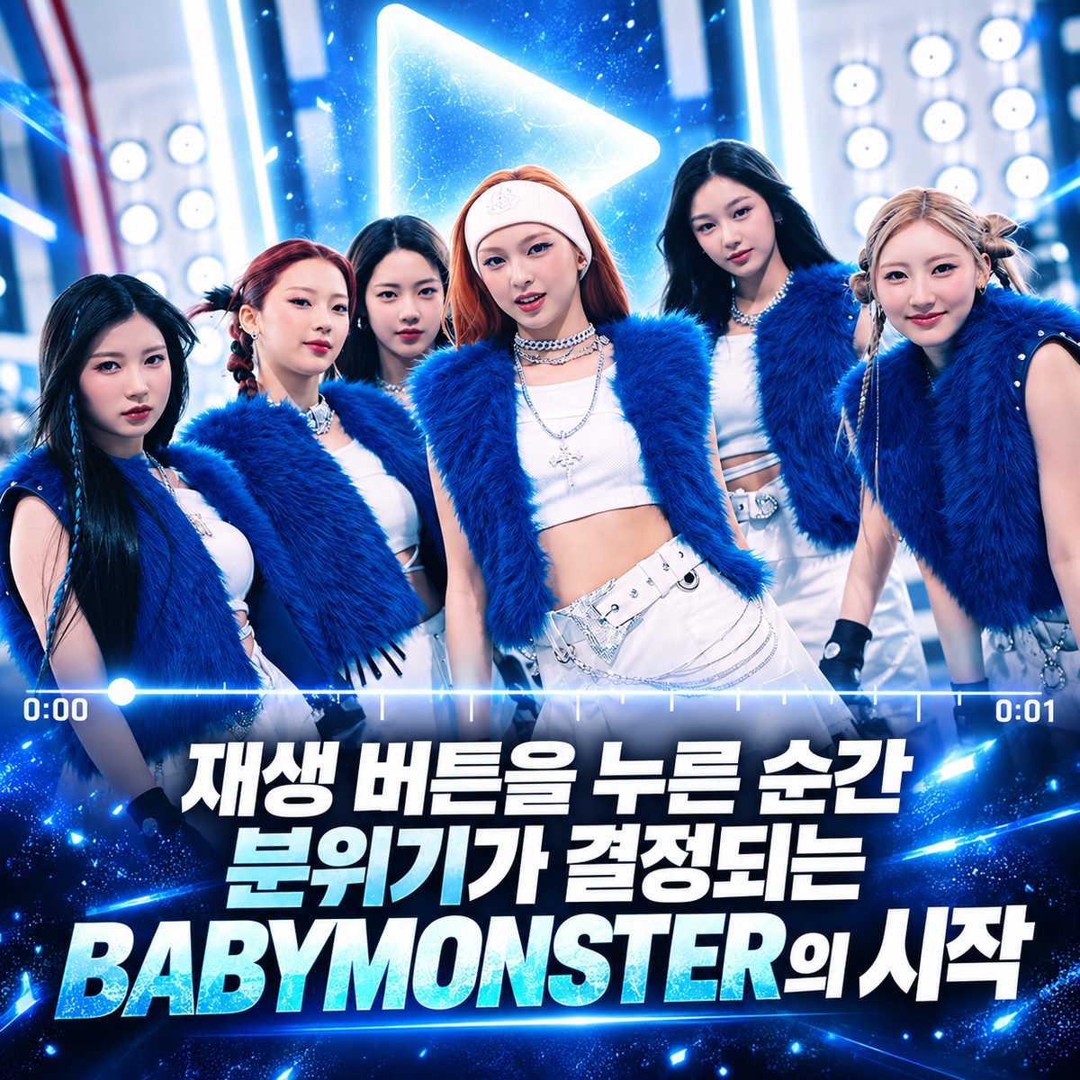 재생 버튼을 누른 순간 분위기가 결정되는 BABYMONSTER의 시작