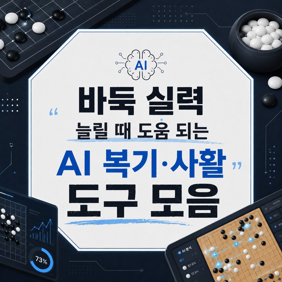 바둑 실력 늘릴 때 도움 되는 AI 복기·사활 도구 모음