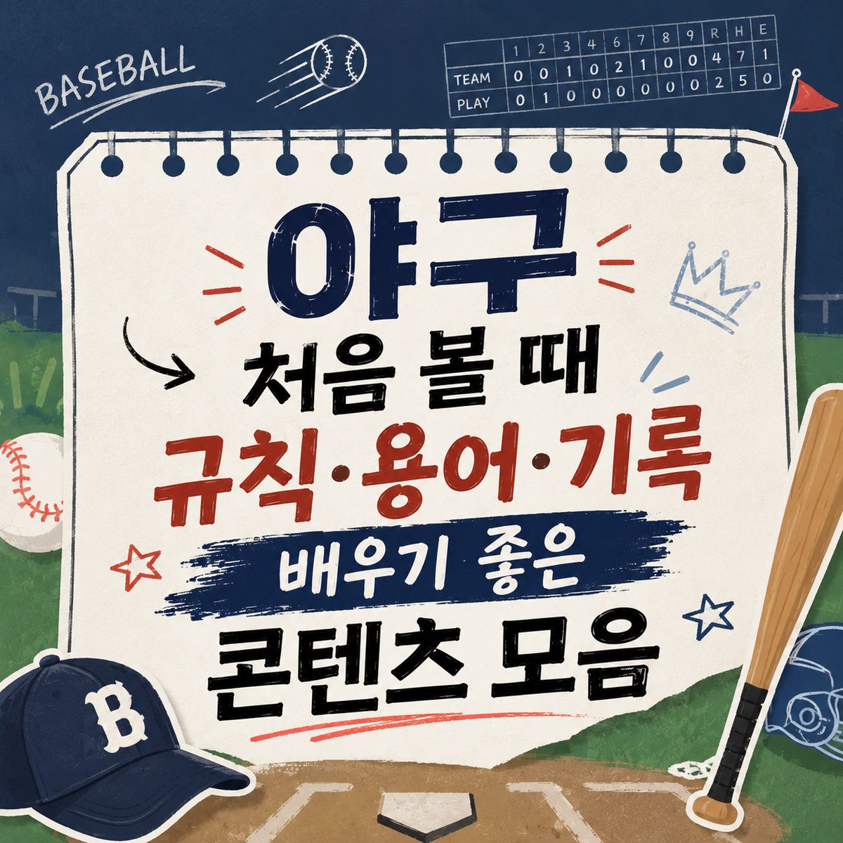 A Collection of Content to Learn Rules, Terminology, and Records When Watching Baseball for the First Time