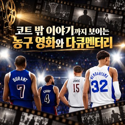 コートの外の物語が見えるバスケットボール映画とドキュメンタリー