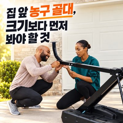 집 앞 농구 골대, 크기보다 먼저 봐야 할 것