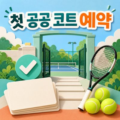 첫 공공 코트 예약이 덜 막막해지는 테니스장