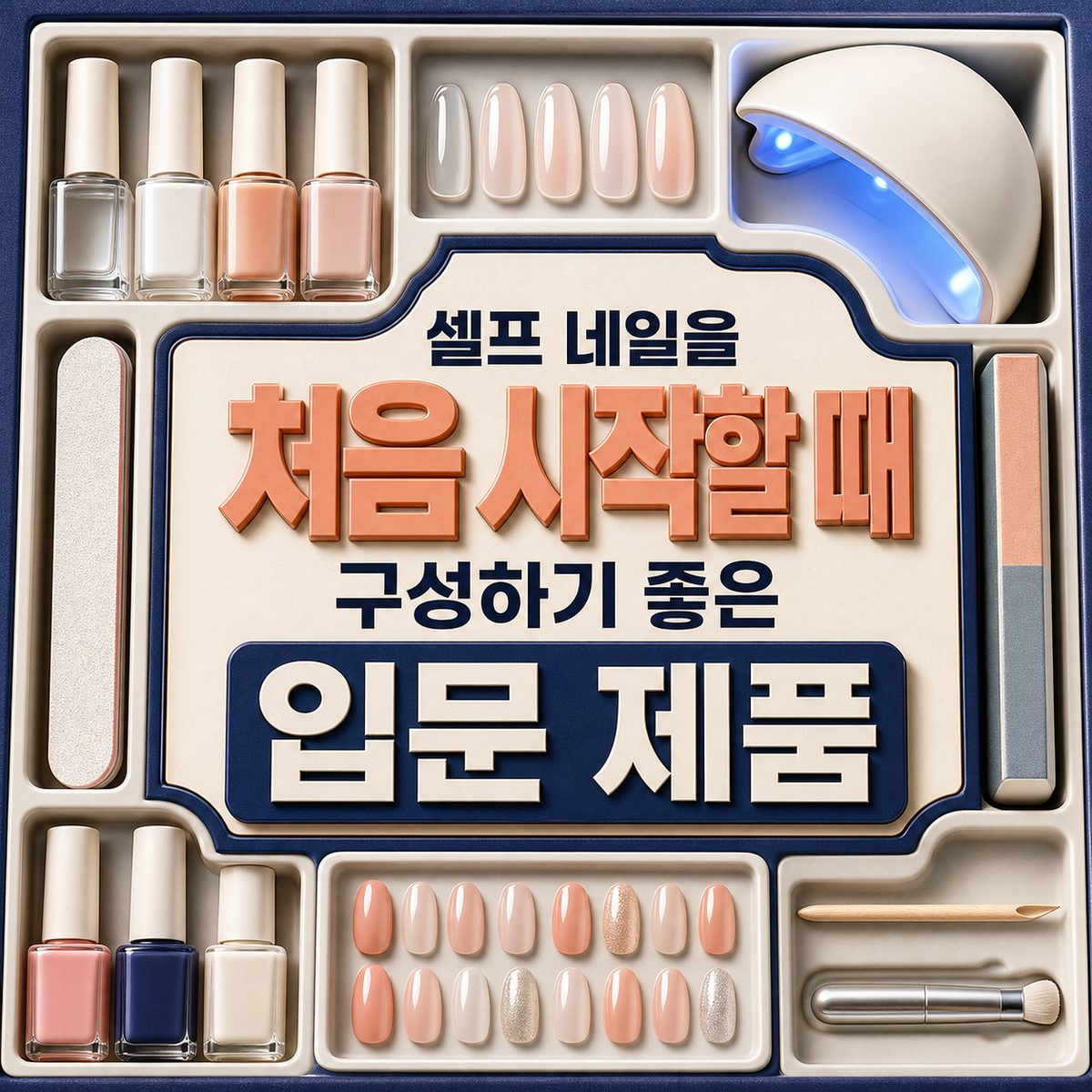 셀프 네일을 처음 시작할 때 구성하기 좋은 입문 제품