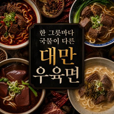 한 그릇마다 국물이 다른 대만 우육면