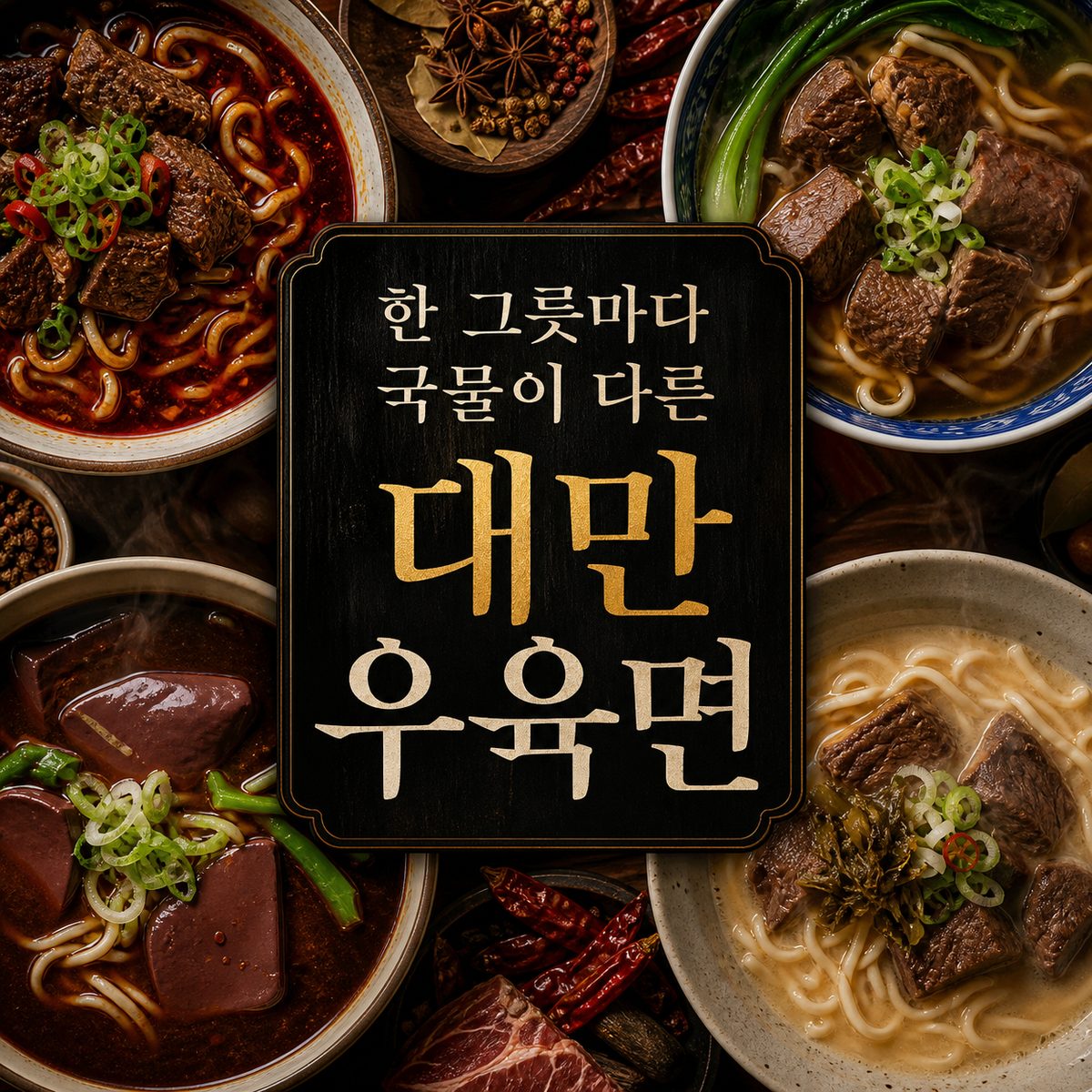 한 그릇마다 국물이 다른 대만 우육면