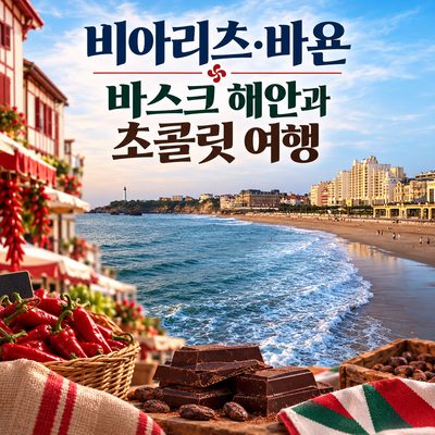 비아리츠·바욘 바스크 해안과 초콜릿 여행