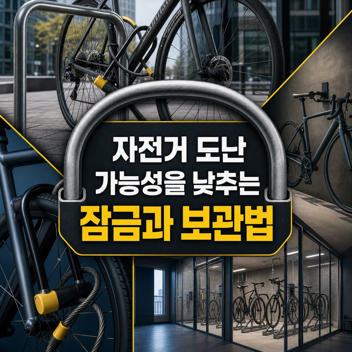 자전거 도난 가능성을 낮추는 잠금과 보관법