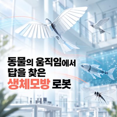동물의 움직임에서 답을 찾은 생체모방 로봇