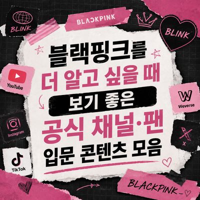 블랙핑크를 더 알고 싶을 때 보기 좋은 공식 채널·팬 입문 콘텐츠 모음