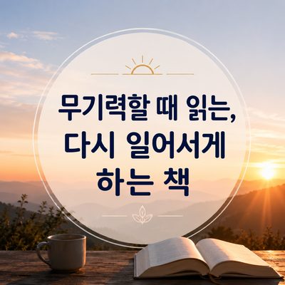 무기력할 때 읽는, 다시 일어서게 하는 책