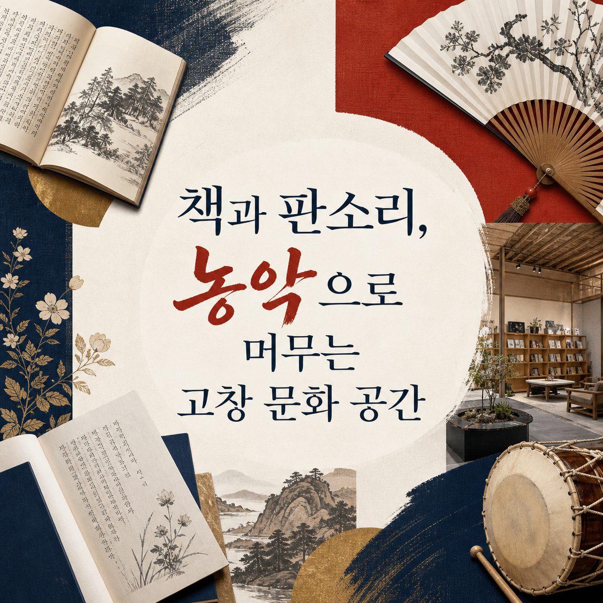 책과 판소리, 농악으로 머무는 고창 문화 공간