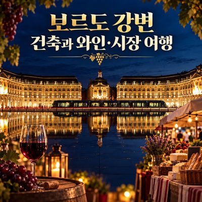 보르도 강변 건축과 와인·시장 여행