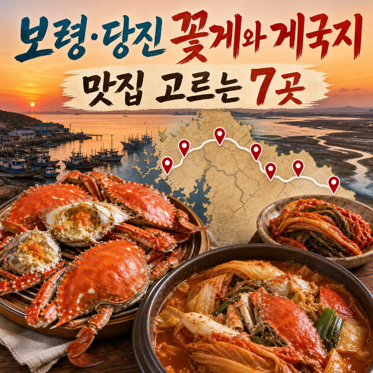 보령과 당진에서 꽃게 음식과 게국지를 고르는 맛집 7곳