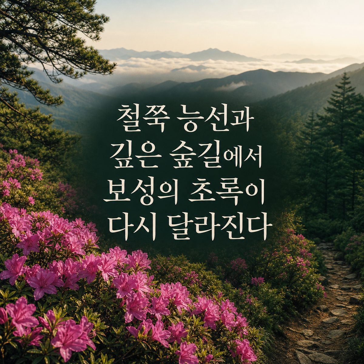 철쭉 능선과 깊은 숲길에서 보성의 초록이 다시 달라진다