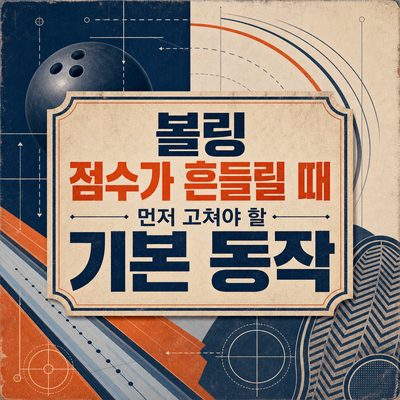 볼링 점수가 흔들릴 때 먼저 고쳐야 할 기본 동작