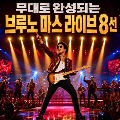 무대로 완성되는 브루노 마스 라이브 필수곡 8선