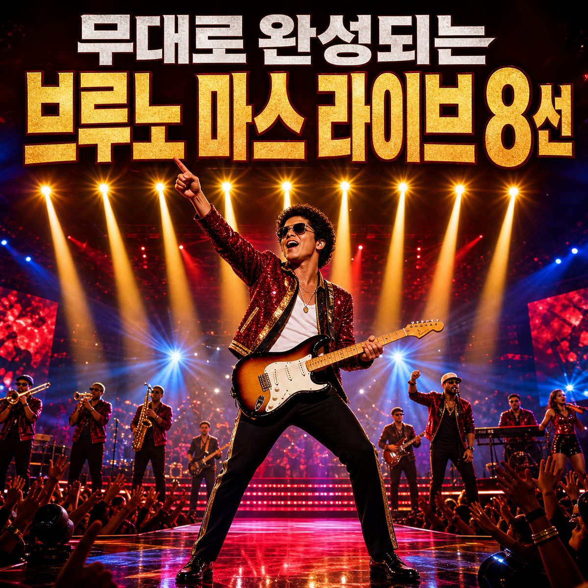 무대로 완성되는 브루노 마스 라이브 필수곡 8선