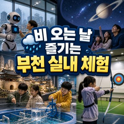 비 오는 날에도 즐기는 부천 실내 체험 7곳