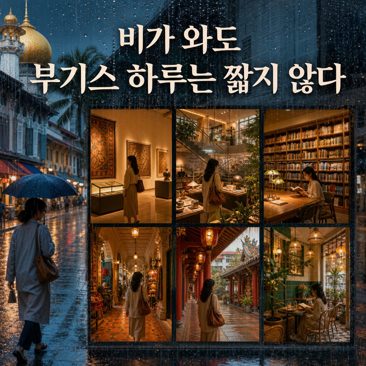 비가 와도 부기스 하루는 짧아지지 않는다